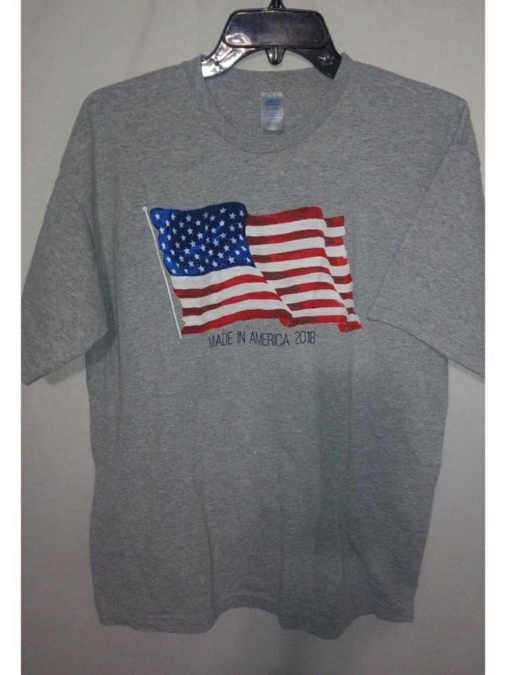 American Flag L Mens Born 2018 Short Sleeved T-Shirt